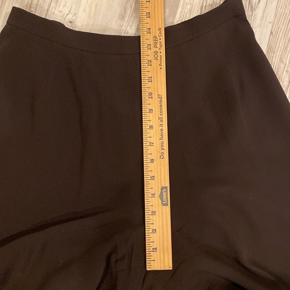 ๐ฏ Silk Brown Worth career pants high waist wide leg - Picture 5 of 8